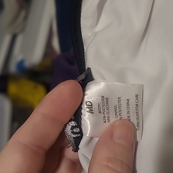 Hot Topic skeleton bathing suit.  Size Med. - Picture 7 of 8